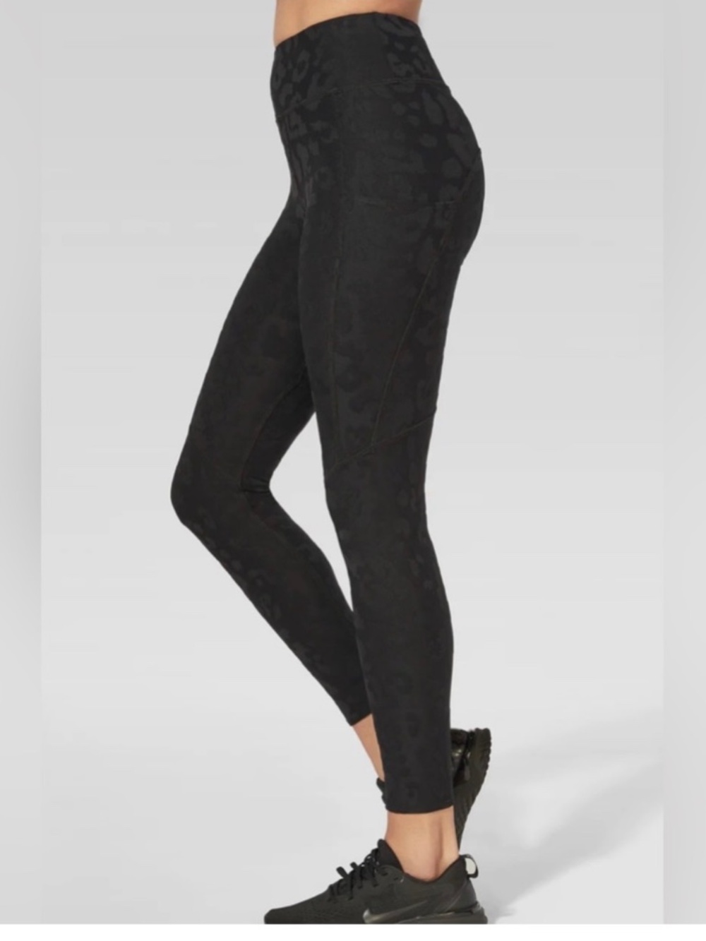 Twenty Montreal Black Leopard Leggings 3D Activewear